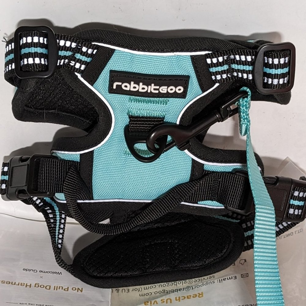 Rabbitgoo Dog Harness, -Pull Pet Harness with 2 Leash Clips, Adjustable Soft Pad - Picture 3 of 4